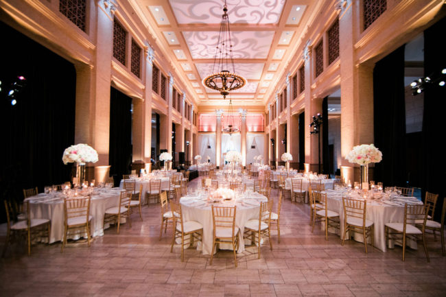 traditional ballroom wedding