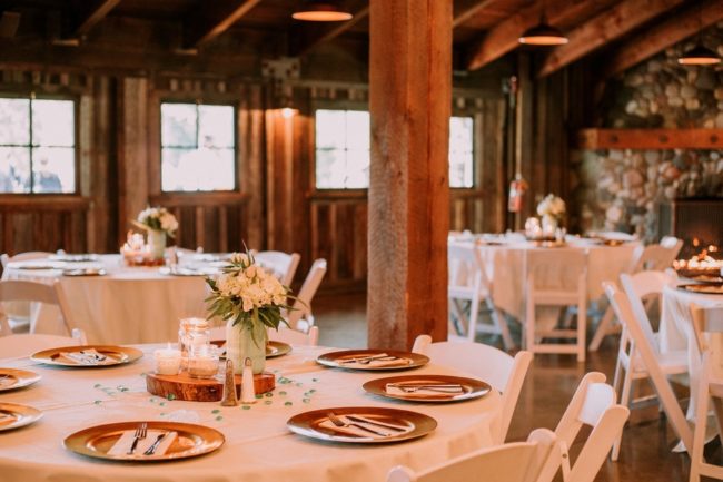 cozy rustic barn wedding