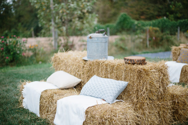 DIY outdoor farm wedding