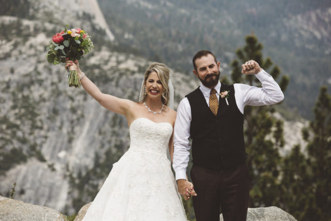 intimate Yosemite wedding