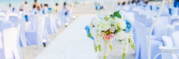 beach wedding colors