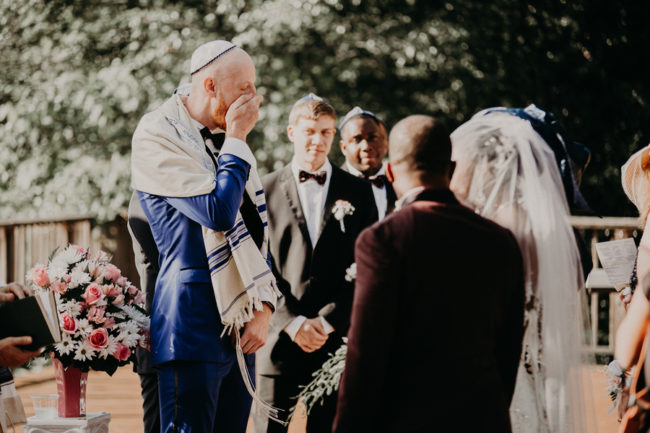 Jewish African fusion wedding