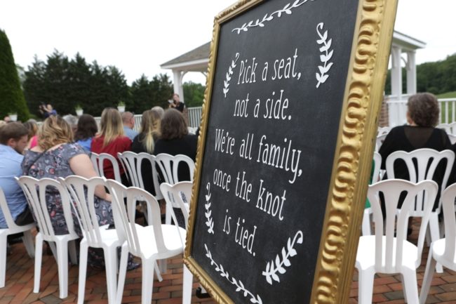 sophisticated farm wedding