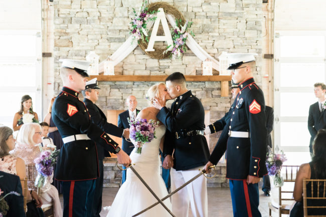 southern military wedding