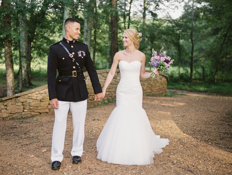 southern military wedding