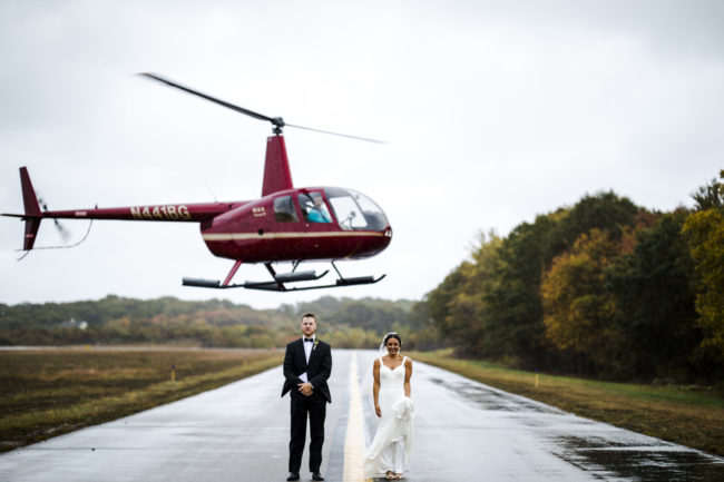 aviation-inspired wedding