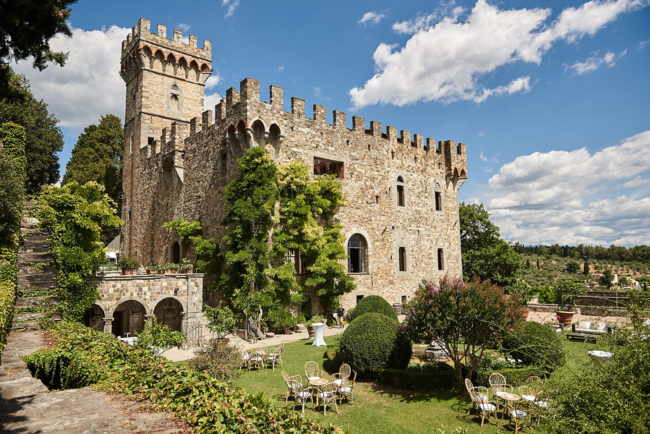 Italian castle wedding
