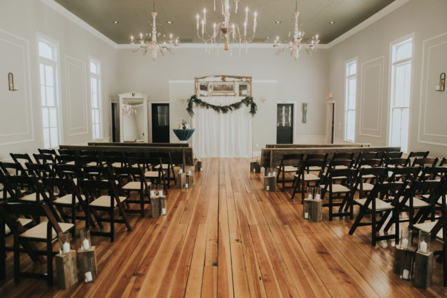 historic country chapel wedding
