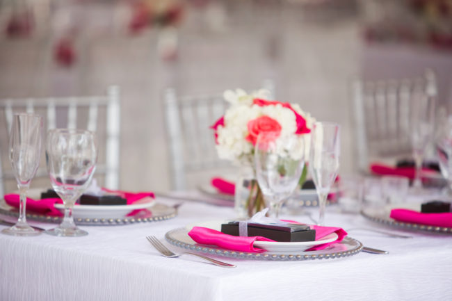 pink Florida Keys wedding