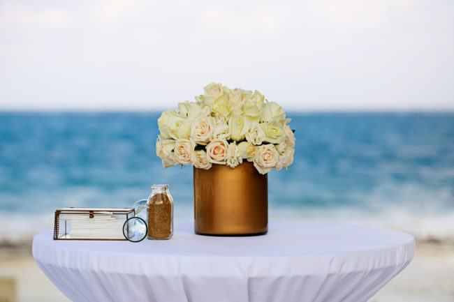 glam Cancun wedding