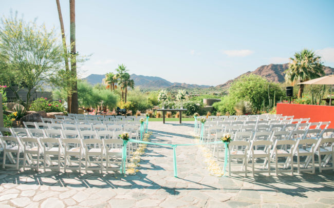 Arizona resort wedding