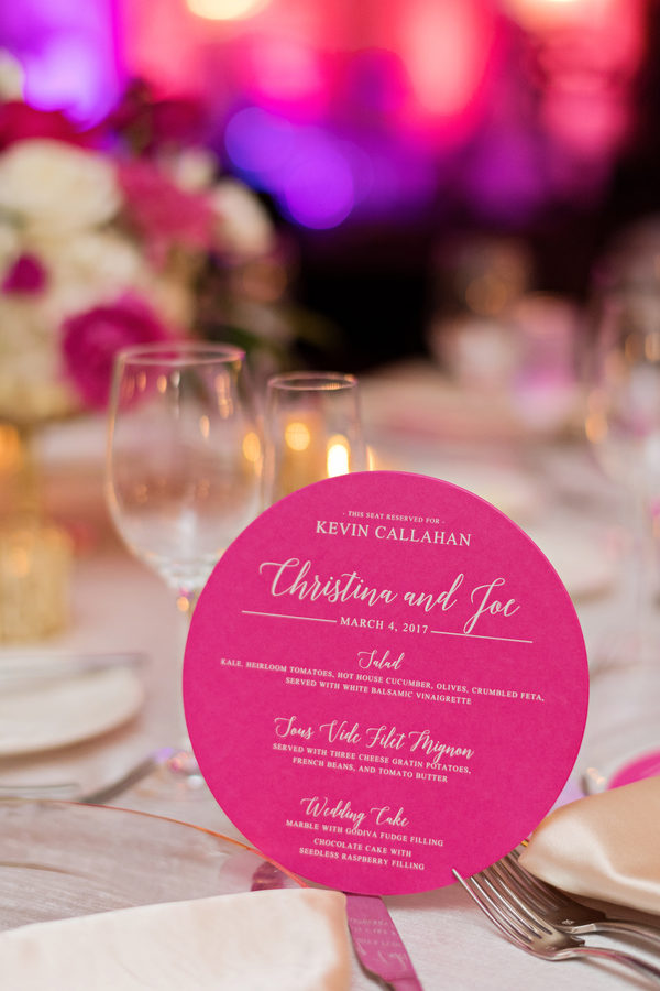 elegant pink wedding