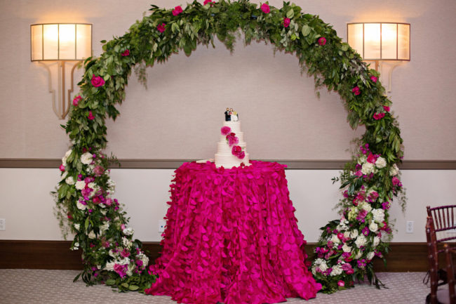 elegant pink wedding