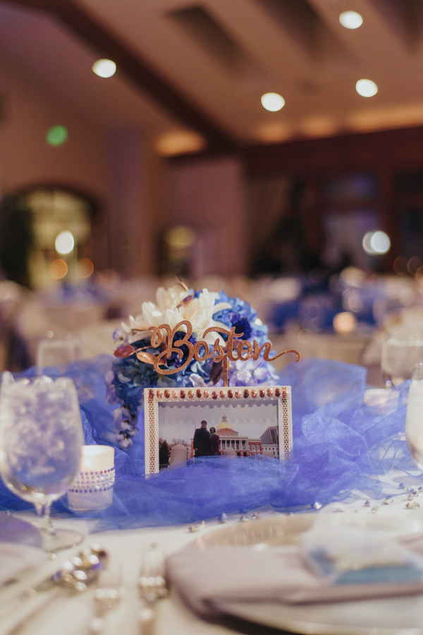 blue Colorado wedding