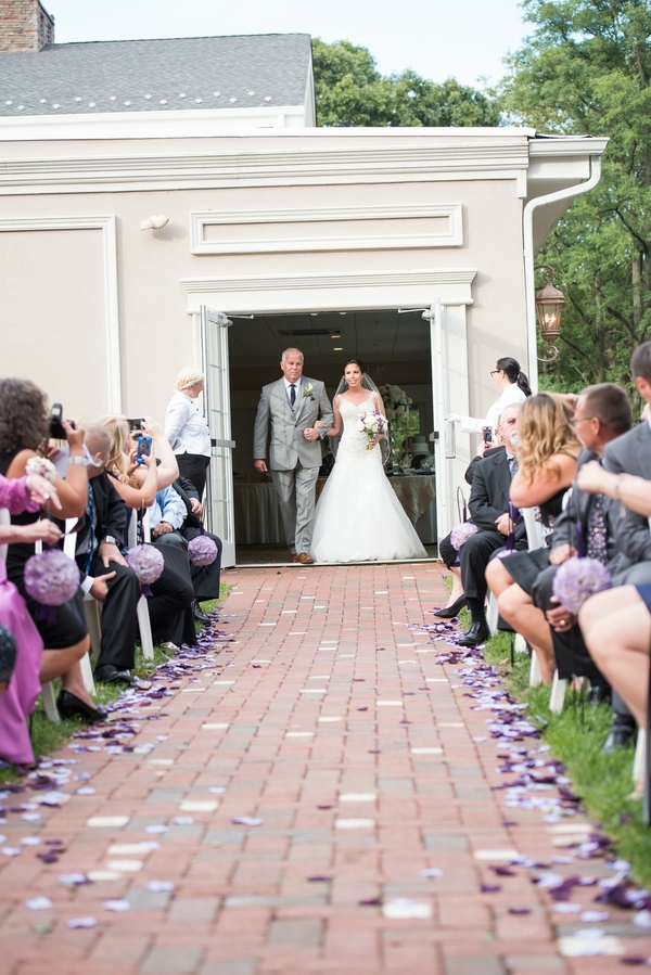 purple estate wedding