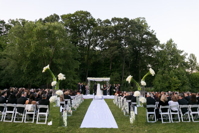 elegant white wedding