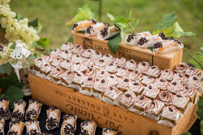 wine-inspired outdoor wedding