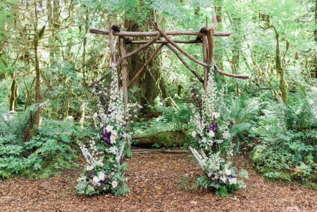 mossy forest wedding