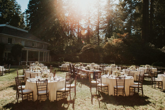 elegant garden wedding