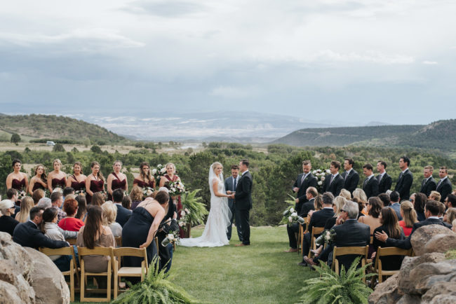 mountain lodge wedding