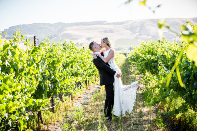 Sonoma vineyard wedding