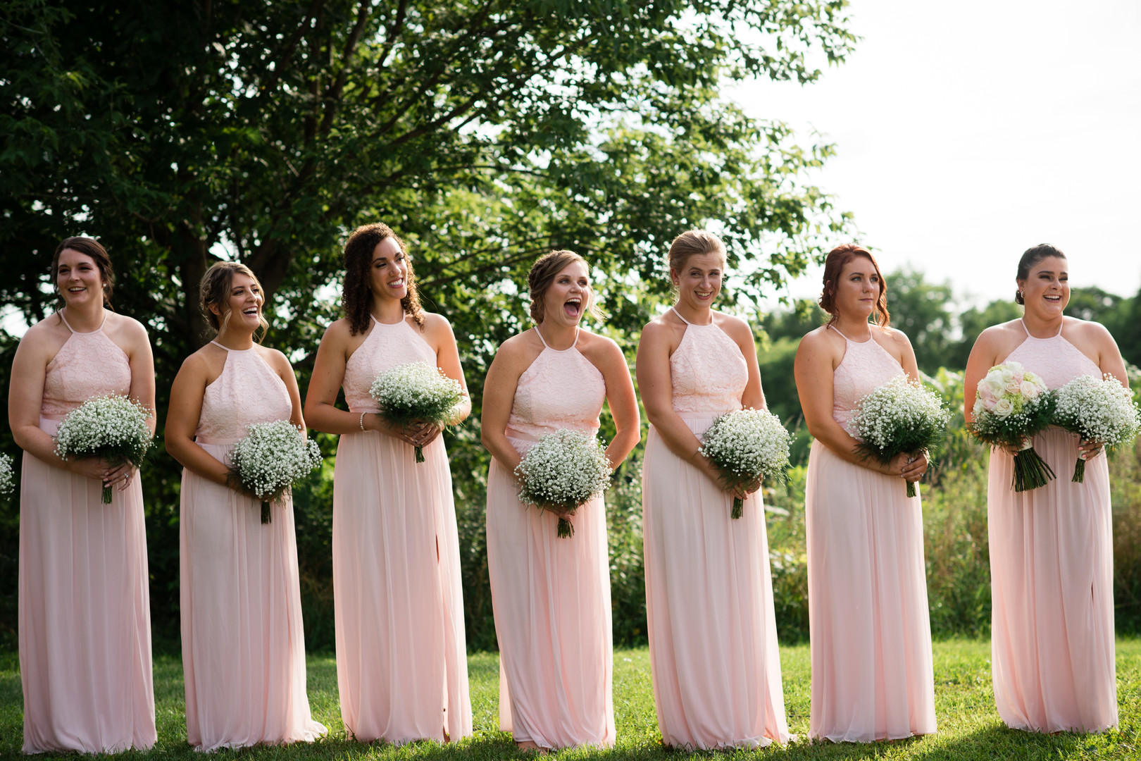 Jackie & Zach's Pink Rustic Wedding