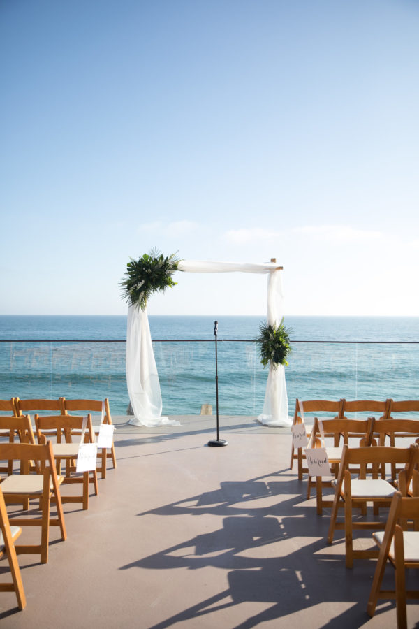 glamorous beach wedding