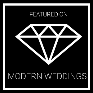 Featured on Modern Weddings badge