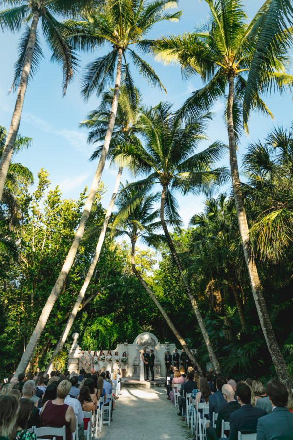 tropical outdoor wedding