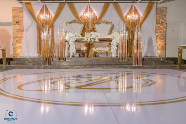 luxury ballroom wedding