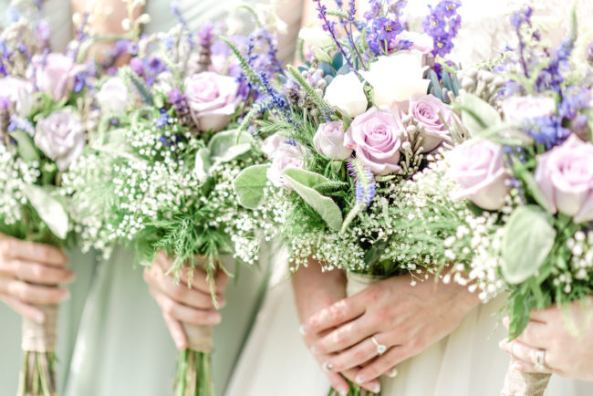 rustic lavender wedding