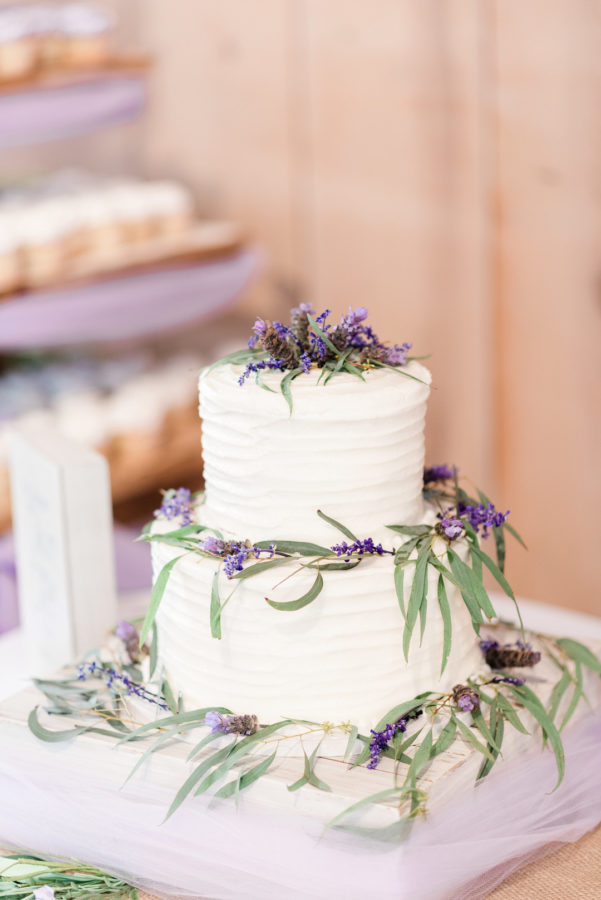rustic lavender wedding