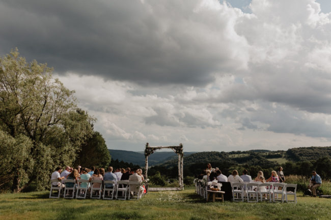 summer farm wedding