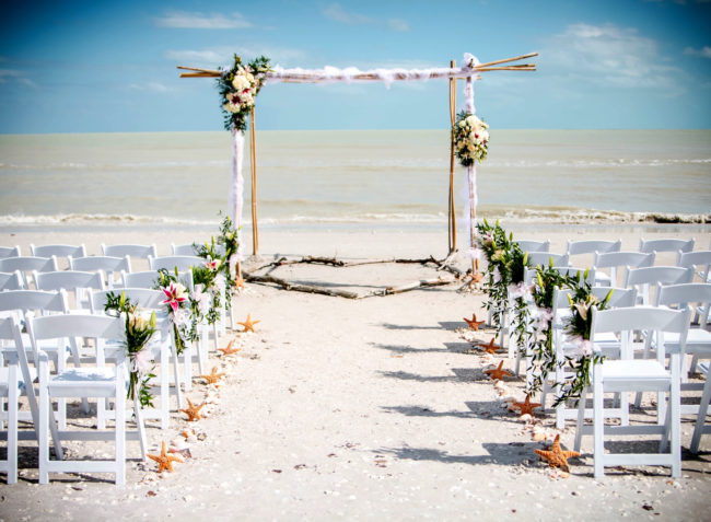 Florida beach wedding