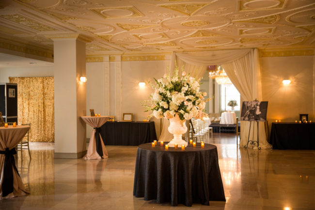 elegant ballroom wedding