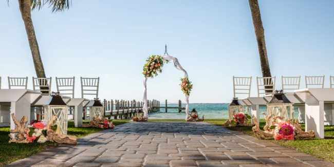 Florida beach wedding