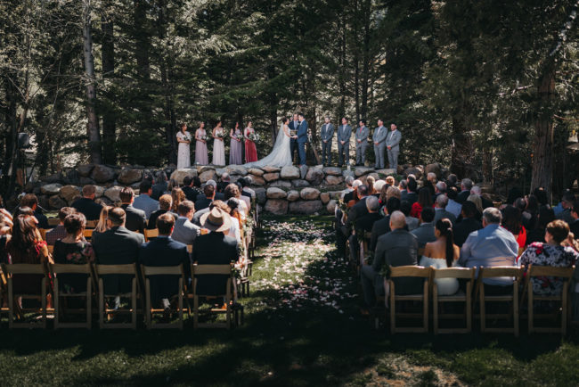 modern mountain wedding