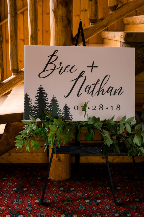 woodland lodge wedding