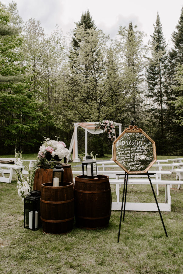 Maine farm wedding