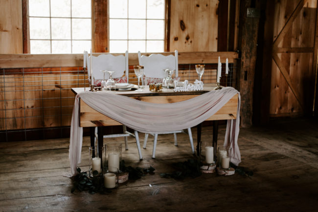 Maine farm wedding