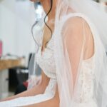 bride, bridal gown, white