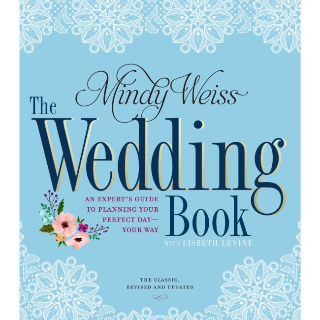 Cover of The Wedding Book by Mindy Weiss with Lisbeth Levine